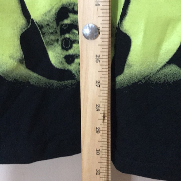 Jerzees skeleton glow in the dark Halloween black T-shirt size XL - Picture 7 of 9